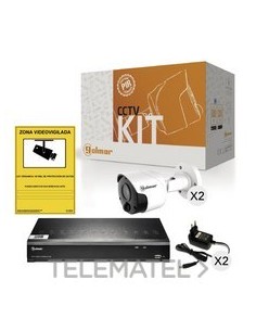 Kit-2BHVR1P CON DVR Y DOS BULLET PIR