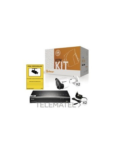 Kit-2BHVR1P CON DVR Y DOS BULLET PIR