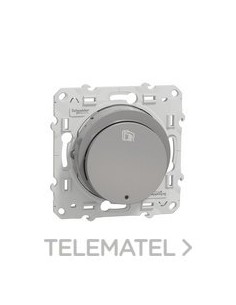 INTERRUPTOR TARJETA ODACE PLATA CON LED