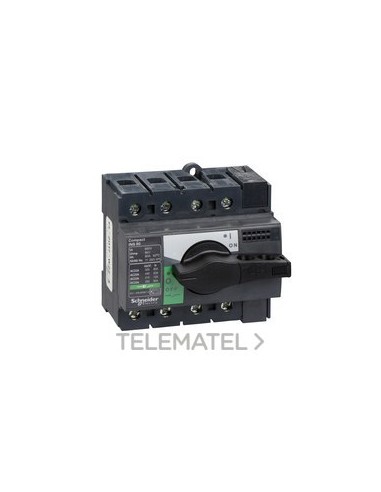 INTERRUPTOR /SECC.COMPACT 80A 4P EMPT.NG