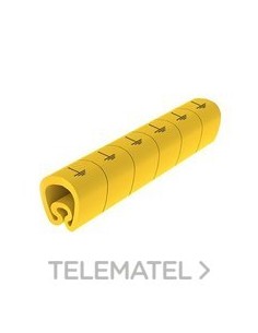 SEÑALIZ.PVC PLAST.2-5mm -TIERR-AMARILLO