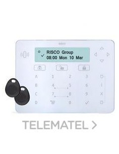 TECLADO TACTIL BLANCO ELEGANT/B/PROX