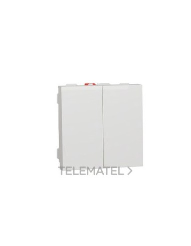 INTERRUPTOR DOBLE 2 MÓDULOS POLAR