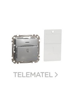 INTERRUPTOR DE TARJETA 10AX ALUMINIO