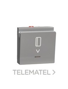 INTERRUPTOR DE TARJETA 10A ALUMINIO