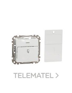 INTERRUPTOR DE TARJETA 10AX BLANCO