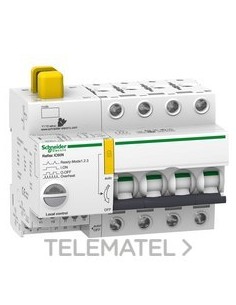 INT.RÉFLEX iC60N TI24 10A 4P CURVA-B