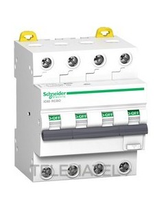 INT.ACTI9 IC60N RCBO 4P 10A 30mA 6ka AC