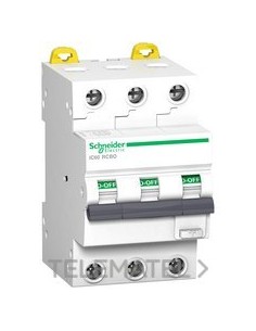 INT.ACTI9 IC60N RCBO 3P 25A 30mA 6ka-A
