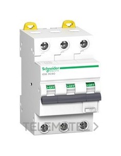 INT.ACTI9 IC60N RCBO 3P 10A 30mA 6ka-A