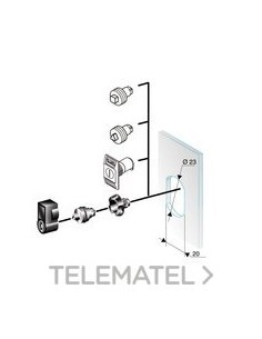 INSERTO CUADRADO 8mm PARA ARMARIO MURAL