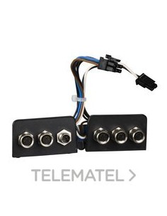 INSERTO 4 M8 H 2 SEÑALES E/S+2 M8 M "SAF