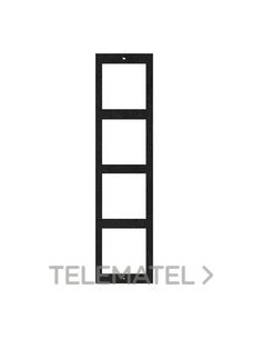 MARCO INOX 4 MÓDULOS NX6004 NEGRO