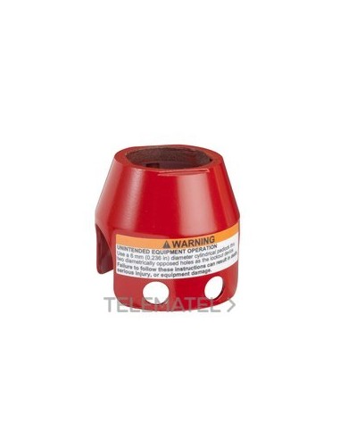 GUARDA PROTECCIÓN METÁLICO ROJO