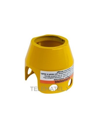 GUARDA PROTECCIÓN METÁLICO AMARILLO