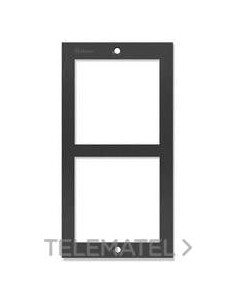 MARCO INOX 2 MÓDULOS NX6002 NEGRO