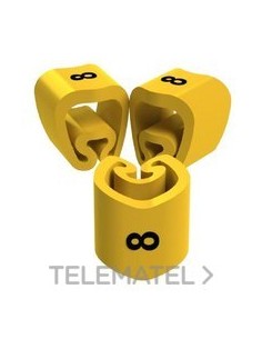 SEÑALIZ.CT.PVC PLTFD.5mm -8-amarillo