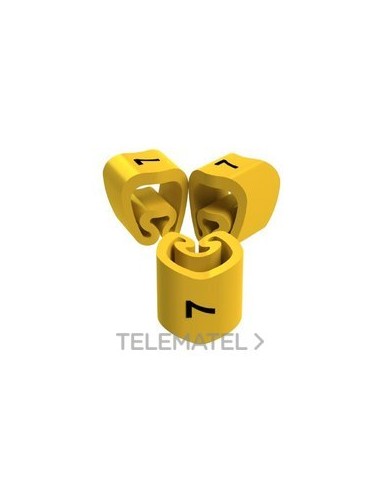 SEÑALIZ.CT.PVC PLTFD.5mm -7-amarillo