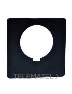 ETIQUETA VIRGEN 57x57mm NEGRO