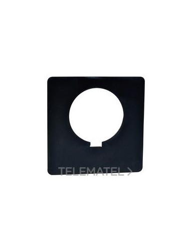 ETIQUETA VIRGEN 57x57mm NEGRO