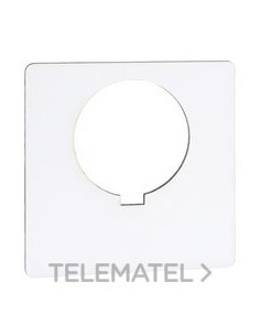 ETIQUETA PLAST.57x57mm S/Tx FDO.BL