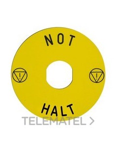 ETIQUETA "NOT-AUS" 90mm