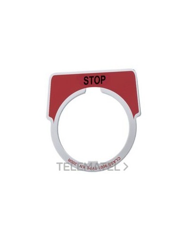 ETIQUETA MARCADA 40x43mm "STOP"