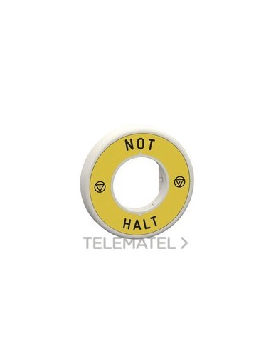 ETIQUETA LUMIN.RJ 24V "NOT HALT" LOGO