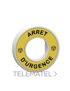 ETIQUETA LUMIN.RJ 230V "ARRET D´URGENCE"