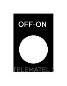 ETIQUETA INGLES "OFF-ON"