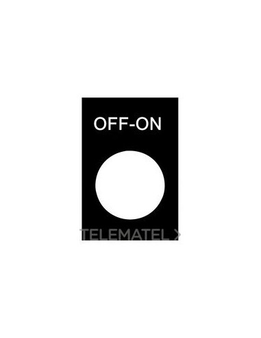 ETIQUETA INGLES "OFF-ON"