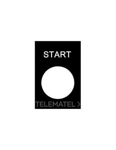 ETIQUETA INGLES "START"