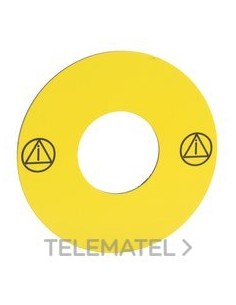 ETIQUETA DIÁMETRO 45 VIRGEN AMARILLO