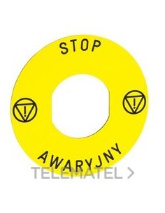 ETIQ.CIRC.AM.Ø60 MCJE."STOP