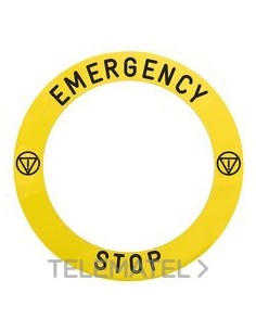 ETIQUETA CIRCULAR 90mm "NODSTOPP"