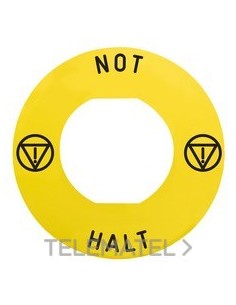 ETIQUETA CIRC.60mm 'NOT HALT' ZBY9230M