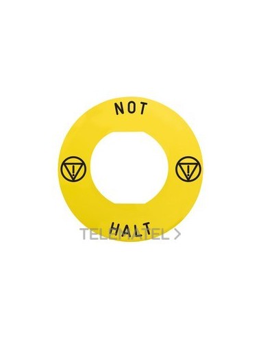 ETIQUETA CIRC.60mm 'NOT HALT' ZBY9230M