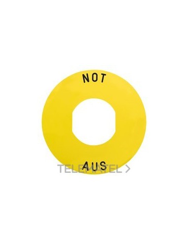 ETIQUETA CIRCULAR 60mm 'NOT AUS' ZBY9260