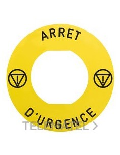 ETIQ.CIRC.60mm 'ARRET D´URGENCE' NG SOBR