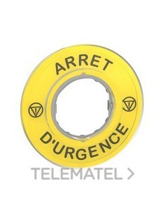 ETIQUETA ARRET D'URGENCE 3D