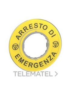 ETIQUETA ARRESTO DI EMERGENZA 3D