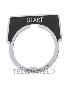 ETIQUETA ALUMINIO 40x43mm START