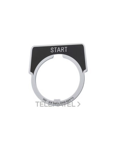 ETIQUETA ALUMINIO 40x43mm START