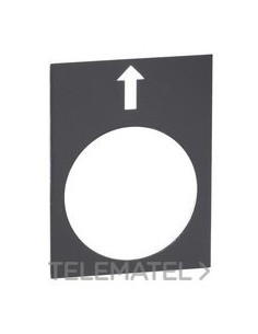 ETIQUETA 30x40mm NEGRO IZQUIERDA LENTO