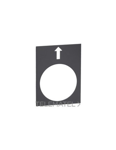 ETIQUETA 30x40mm NEGRO IZQUIERDA LENTO