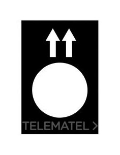 ETIQUETA 30x40mm NEGRO IZQUIERDA GV