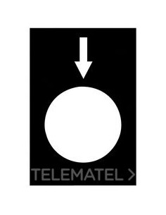 ETIQUETA 30x40mm NEGRO BAJAR LENTO