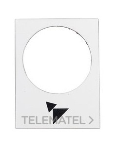 ETIQUETA 30x40mm BL HACIA ADELANTE PV-GV