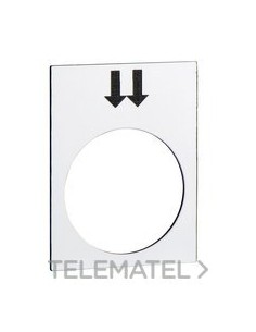 ETIQUETA 30x40mm BLANCO DERECHA GV