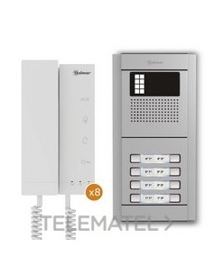 KIT EDIFICIO AUDIO N4208/T-ART 8P